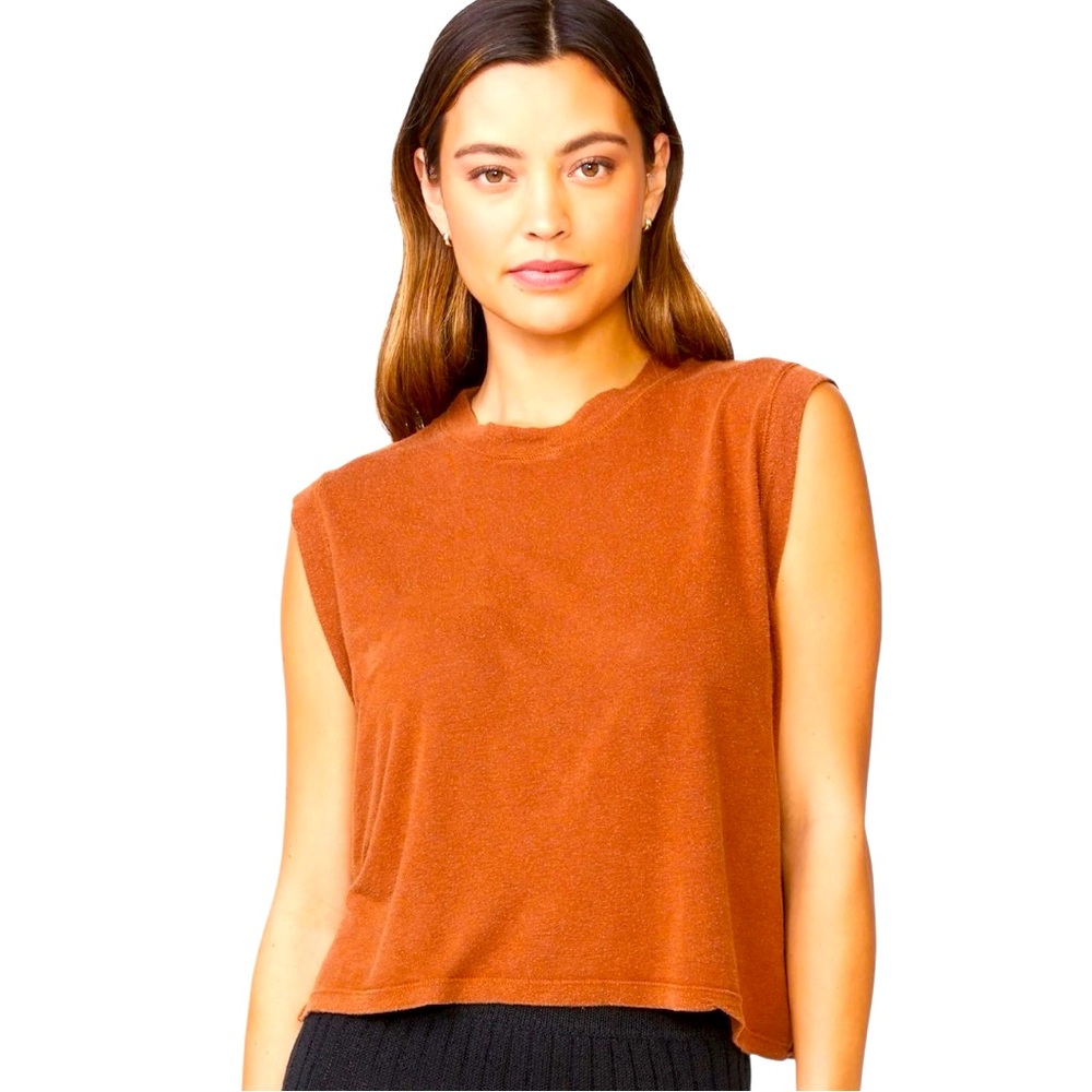 MONROE Rust Size Small Tank Top NWOT
